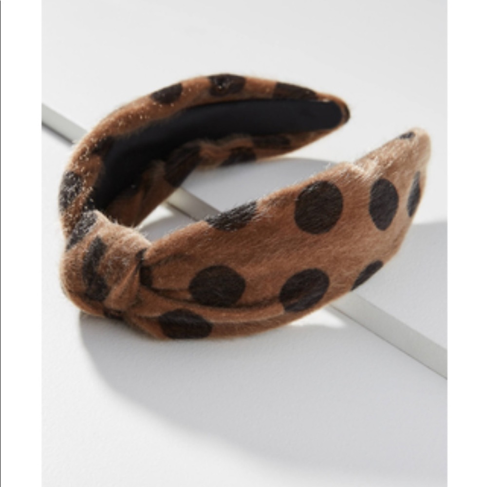 NWT Anthropologie Sonia Knotted Polkadot Headband